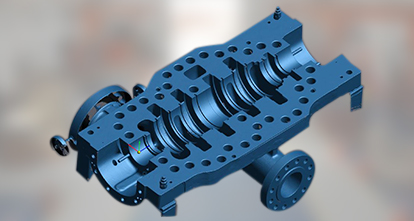 Bomba BB3 Planta Desaladora, bomba multietapa carcasa partida axial equipo de alta presión en metalurgia Super Duplex