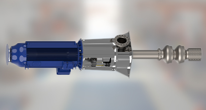 Bomba VTP 2E Piscina de Refino fabricada íntegramente en Titanio