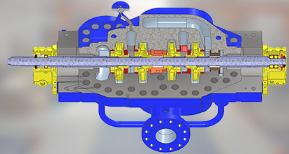 Bombas BB3 Caracas partida multietapa de sistema de impulsión de agua recuperada